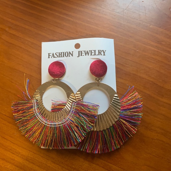 Pierced Hoop Earrings - Picture 3 of 8